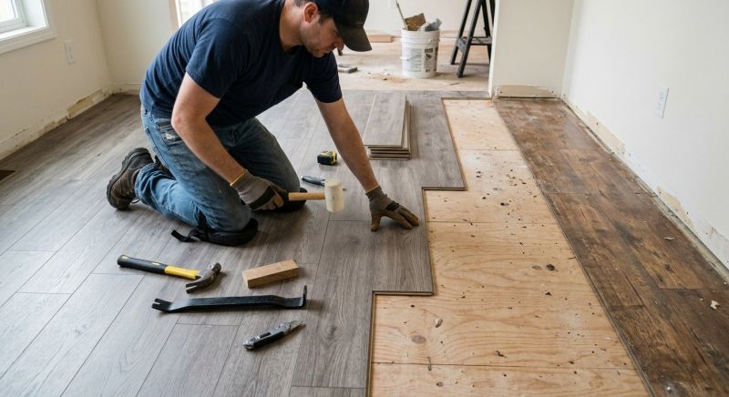 Laminate Floor Replacement in Krum, TX