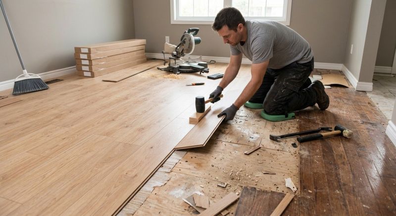 Laminate Floor Replacement in Richardson, TX
