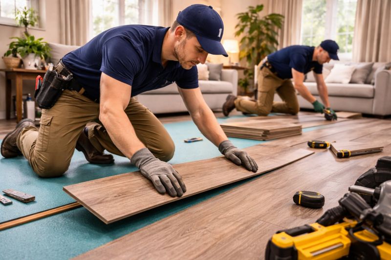 Laminate Floor Replacement in Roanoke, TX