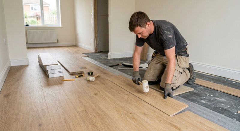 Linoleum Floor Installation in Keller, TX
