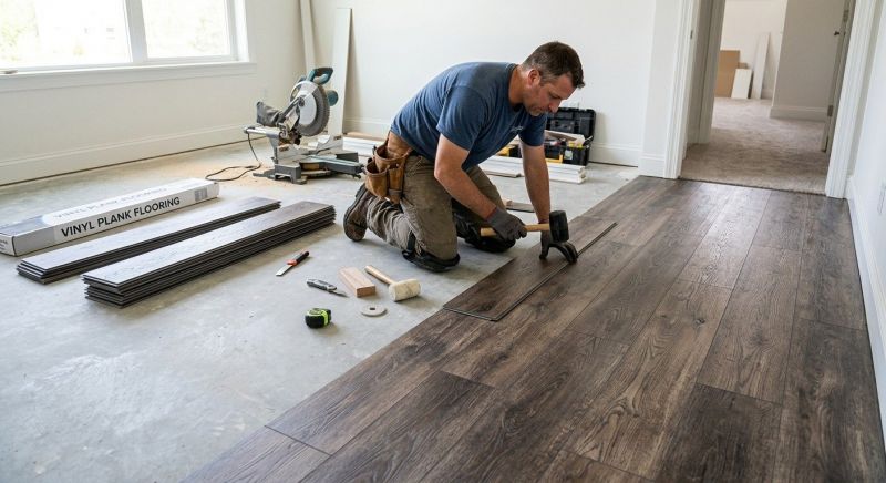 Linoleum Floor Installation in Lewisville, TX