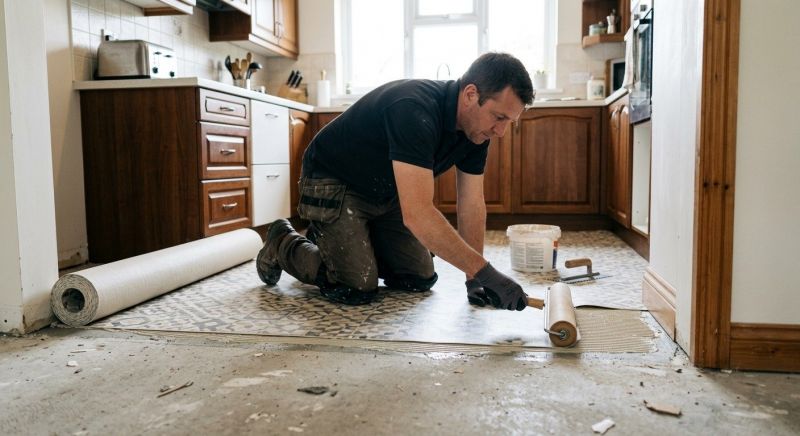 Linoleum Floor Installation in Lewisville, TX