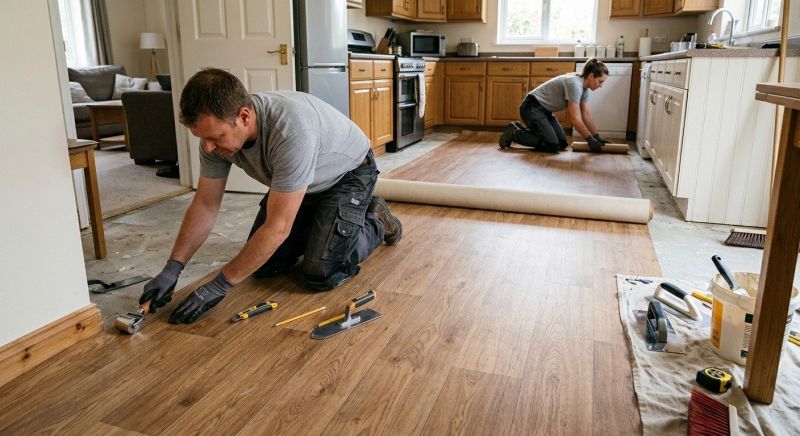 Linoleum Floor Installation in Southlake, TX