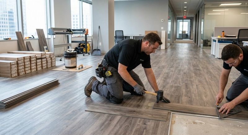 Linoleum Floor Installation in Roanoke, TX