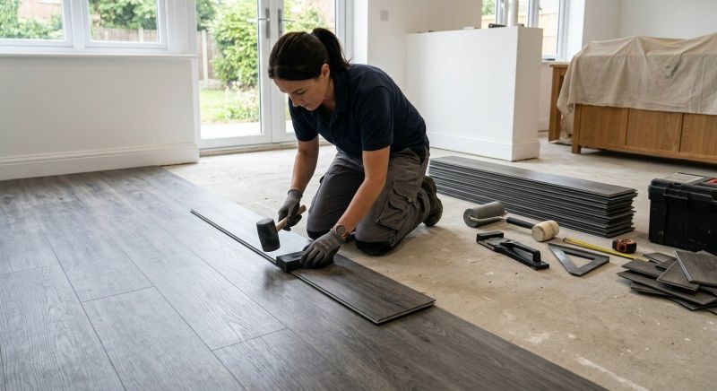 Luxury Vinyl Tile Installation in Krum, TX