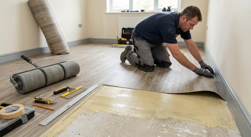 Sheet Flooring Installation in Hurst, TX