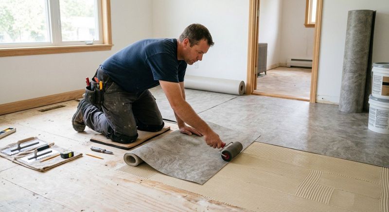 Sheet Flooring Installation in Krum, TX