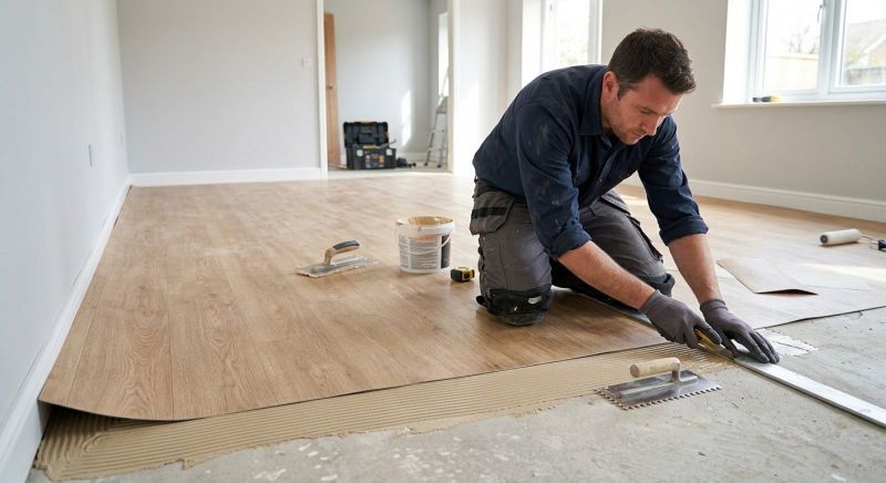 Sheet Flooring Installation in Krum, TX