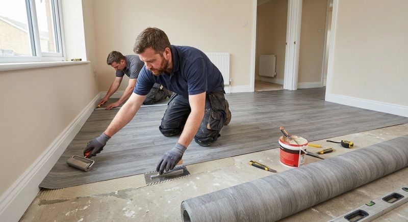 Sheet Flooring Installation in Southlake, TX