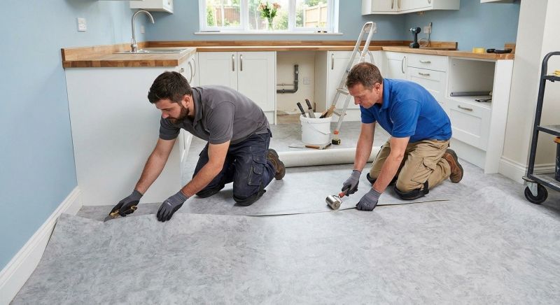 Sheet Linoleum Installation in Southlake, TX