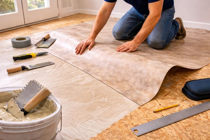 Sheet Vinyl Installation in Irving, TX